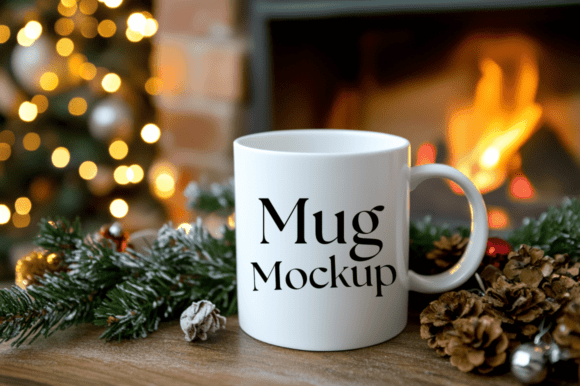 Download Christmas White Mug Mockup - Christmas white mug mockup Collection