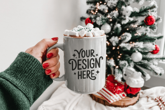Download Christmas White Mug Mockup 76 - Premium Resources
