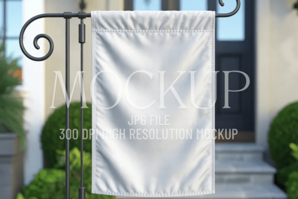 Download Garden Flag Sublimation Mockup - Garden flag Collection