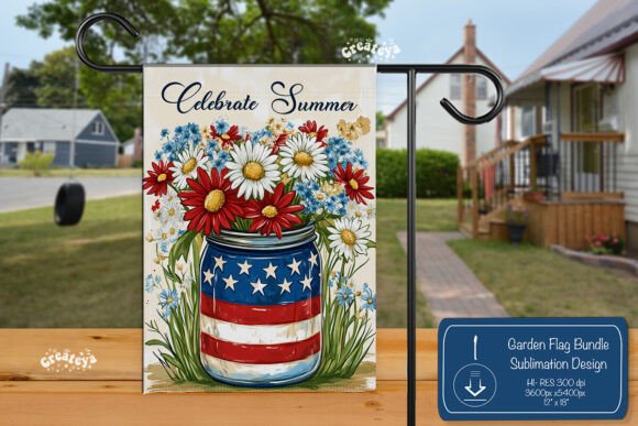 Download Patriotic Summer Spring Garden Flag Png - Garden flag Collection