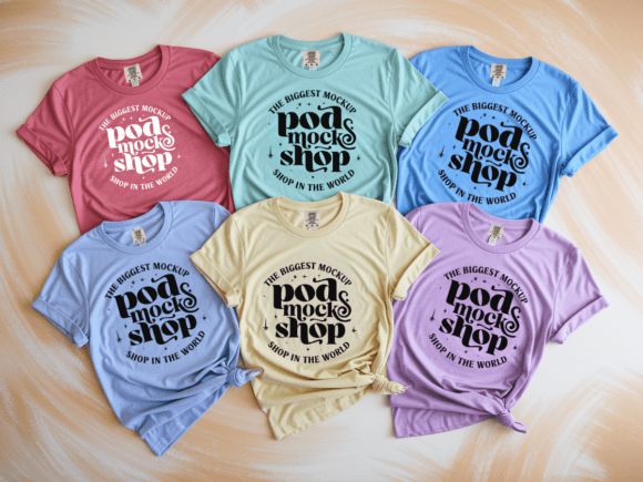 Download Comfort Colors 1717 Group Mockup - Premium Resources