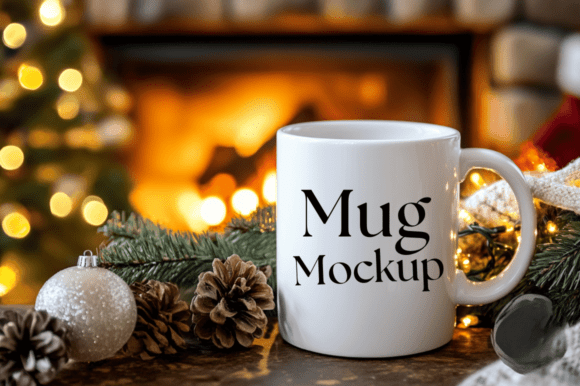 Download Christmas White Mug Mockup - Christmas white mug mockup Collection